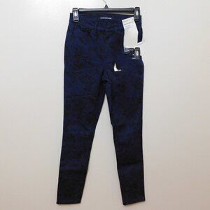 Jr67 CK Jeans Blue Python High-Rise Skinny Jeans Sz 29x27